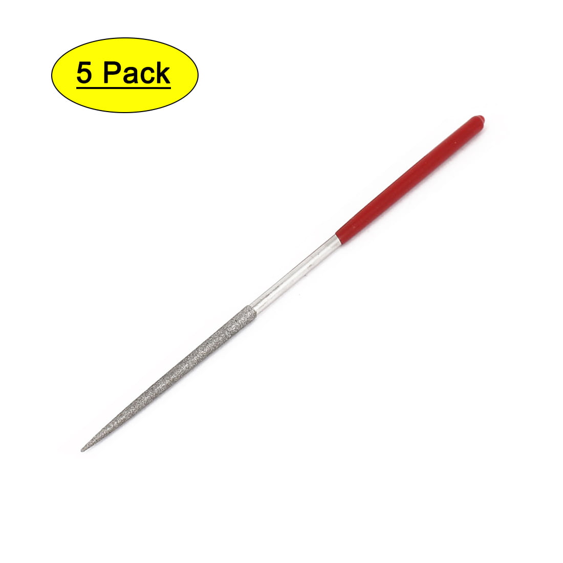 5Pcs Mini Needle File Set Sharpening 3*140*5mm Model Polishing 