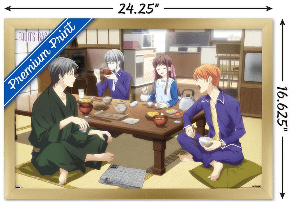 Fruits Basket - Teaser 2 Wall Poster, 14.725" x 22.375", Framed