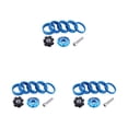 thumbnail image 1 of Yuarrent CANSUCC 8 Piezas / Set Bicicletas Auricular Espaciador Arandela reemplazable Azul Type1 NO1, 1 of 6