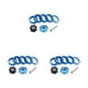 thumbnail image 4 of Wosthever CANSUCC 8 unids/set aleación bicicletas de montaña auriculares espaciador portátil Universal antioxidante al aire libre ciclismo Type4 NO4, 4 of 6