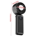 thumbnail image 3 of Portable Fans Under $50, Hwkond High Speed Handheld Fan USB Charging Portable Folding Fan Ice Pack Cool Small Fan, 3 of 8