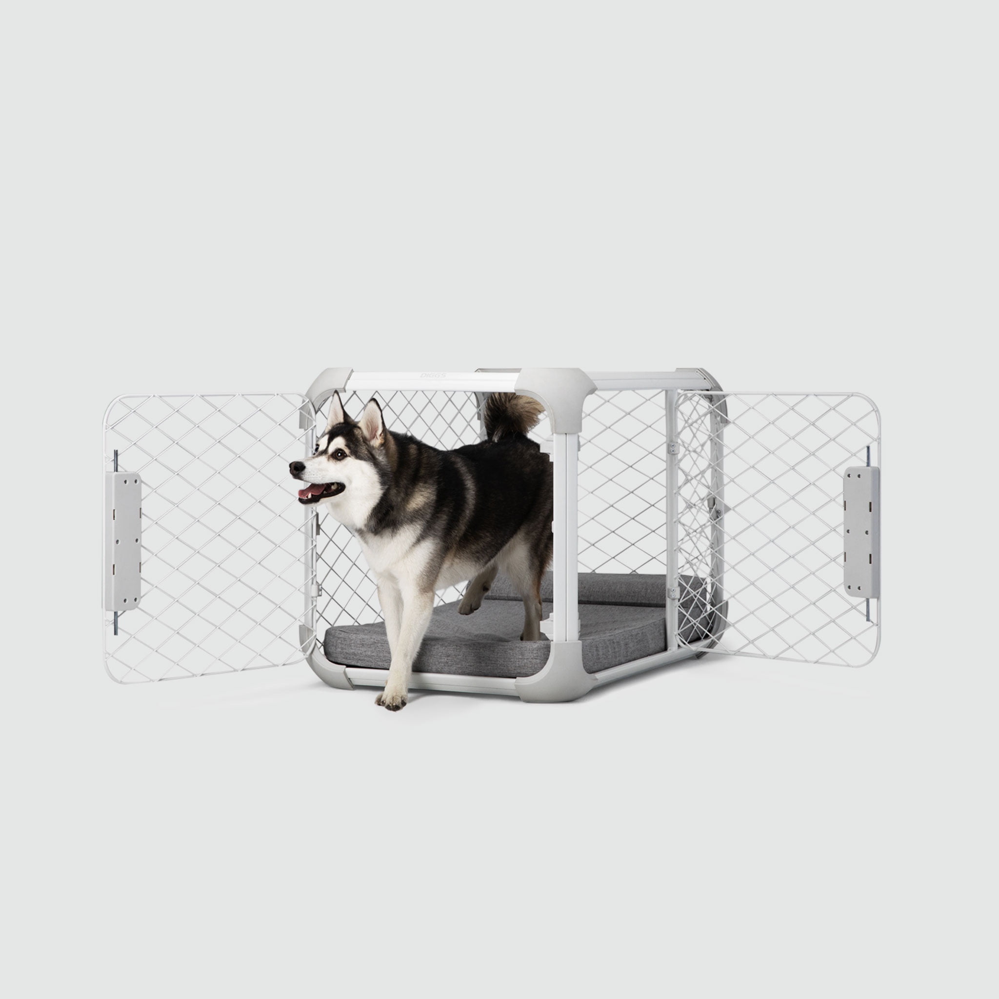 【新品・未使用】DOG in The PWO EVOL&EFIL DIGGS Evolv Dog Crate, Safe, Durable Kennel with Removable