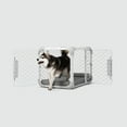 thumbnail image 5 of DIGGS Evolv Dog Crate, Safe, Durable Kennel with Removable Ceiling Panel and Modular, Ash, 29.1", 5 of 7