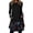Black, variant on Womens Dresses Western Ethnic Boho Dresses Irregular Hem Long Sleeve Midi Dresses With Pockets Flowy A Line Printed Dresses With Pockets