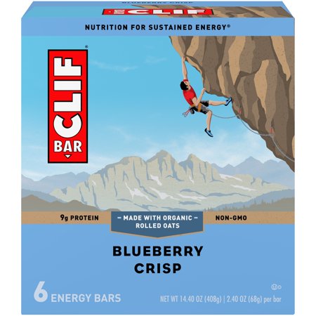- Clif Bar® Blueberry Crisp Energy Bars 6-2.4 oz. Bars