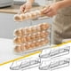 thumbnail image 1 of 3pcs Eggs Storage Box Refrigerator With Side Door Fresh-keeping Box Eggs Dispenser Space-Saving Rolling Eggs Dispenser And Organizer For Refrigerator Storage, 1 of 9