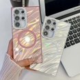 thumbnail image 2 of For Samsung Galaxy S25 Ultra Magnetic Case IMD Design PC TPU Phone Cover with Glass Lens Film - Ripp, 2 of 5