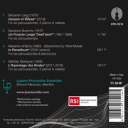 Lugano Percussion Ensemble - Ondes - Music & Performance - CD