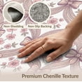 thumbnail image 6 of ODIKA Scatter Vintage Dainty Rosebud Clusters Pink Ditsy Refined Stain Resistant Low Profile for Dorm Room, Small Living Apartment, 6 of 7