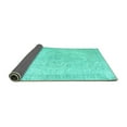 thumbnail image 2 of Ahgly Company Indoor Rectangle Persian Turquoise Blue Traditional Area Rugs, 2' x 4', 2 of 4