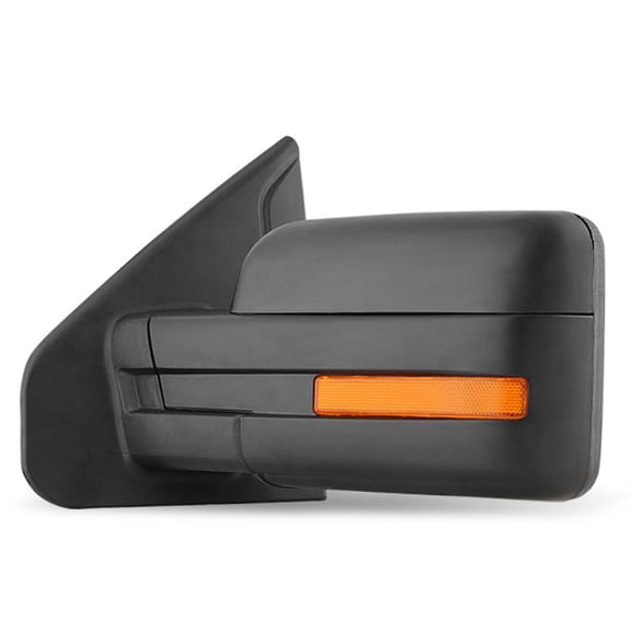 AKKON - For 07-14 Ford F150 Pickup Extending Towing Power Heated w/Amber LED Signal Mirrors Driver Left Side