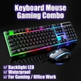 thumbnail image 2 of Gaming Keyboard and Mouse Set, LED Backlit Mechanical Feel Business Office Keyboard Colorful Breathing Backlit Gaming Mouse for Working or Primer Gaming,Office Device, 2 of 4