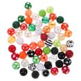 thumbnail image 3 of 60pcs Round Mix Color Rhinestone Resin Beads Round Chunky Beads For Bracelets And Necklaces Craft Resin Charm With Holes For Creative Projects 20mm, 3 of 5