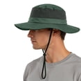 thumbnail image 3 of ManxiVoo Wide Brim Mesh Sun Hat with Neck Flap UPF 50+ for Outdoor Fishing Hiking and Gardening for Men and Women, 3 of 9