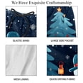 thumbnail image 4 of luoweisi Men's Beach Shorts Quick Dry Swim Trunks with Mesh Lining Christmas Snowman 2XL, 4 of 5