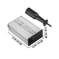 thumbnail image 2 of VEVOR Golf Cart Battery Charger48V Club Car Charger 15A Golf Cart Electric Charger 3 Pin Plug Round / LED Club Car Battery Charger Aluminum Shell Power Wise Golf Cart Battery Charger, 2 of 9