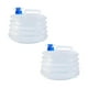 thumbnail image 4 of Outdoor Folding Water Buckets 2Pcs For Camping And Hiking 26X23CM Transparent Water Storage Solution, 4 of 4