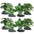 thumbnail image 2 of 8Pcs Aquarium Artificial Plants High Simulation Water Grass Underwater Landscape Decor for Fish Tank, 2 of 8