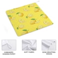 thumbnail image 3 of Lemons on Yellow Towels for Bathroom, Kitchen, Gym, Towels, Soft, Highly Absorbent, Hanging Towel with Hanging Eyelet, 3 of 8