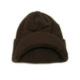 thumbnail image 1 of Bonnet Tricoté d'Hiver avec Billet - Marron, 1 of 1