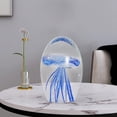 thumbnail image 5 of Jellyfish Figurine Desktop Decoration Centerpiece Hand Blown Desk, 5 of 7