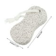 thumbnail image 4 of Unique Bargains 2 Pcs Foot Care Exfoliating Scrub Stone Fine and Coarse Figure 8 Pumice Stone Foot File Double Sided, 4 of 7