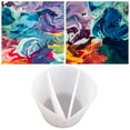 thumbnail image 4 of UDIYO Split Cup for Paint Pouring Fluid Art Silicone Split Cup Resin Pouring Painting Tools DIY Making Drawing Accessories Reusable Split Cup with Dividers, 4 of 8