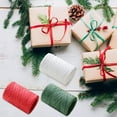 thumbnail image 1 of Blaxill Raffia Paper Rope Reel | Eco-Friendly Biodegradable Cord | 100 Meters - Red White Green | Durable Flexible Craft Twine | Gift Wrapping, Holiday Decor | 1 PC Spool, 1 of 6