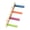 D, variant on Cmunyle Natural Wood Bird Climbing Ladder 7.87 x 3.94 Inch Non‑Slip Hanging Activity Toy For Small Parrots Pet Birds Exercise Teething Cage Play Accessories