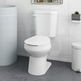 thumbnail image 2 of Costway Two-Piece Round Toilet Standard Toilet with 17.5" ADA Comfort Chair Height Seat, 2 of 10