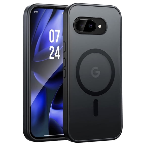 Encased SlimShield Case for Google Pixel 9a, (Compatible with MagSafe) Dual-Hybrid Translucent Phone Cover (2025)