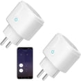 thumbnail image 1 of Zigbee 3.0 Smart Plug Compatible with Alexa and Home Assistant Smartphone APP Control for iOS and Android for Office and Home, Android with Timer Function Anywhere Anytime, 10A, 1 of 5