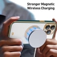 thumbnail image 5 of Magnetic for iPhone 12 Pro Case Built-in Camera Lens Cover [Compatible with Magsafe] Plating Soft Anti-Scratch Shockproof Transparent Back Cover 6.1 Inch - Clear Dark Green, 5 of 14