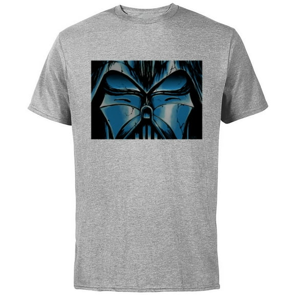 Star Wars Darth Vader Eyes Comic Book Artwork - Short Sleeve Cotton T-Shirt for Adults - Customized-Athletic Heather