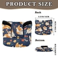 thumbnail image 2 of Haosy Happy Corgis and Flower Golf Mallet Putter Cover Strong Magnetic Leather Golf Club Headcover Closure, 2 of 7