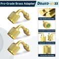 thumbnail image 3 of Adaptador Drako-Myxx A2L R-32 R-454B 1/4 LH Hembra a 1/4 RH Macho, 3 of 8