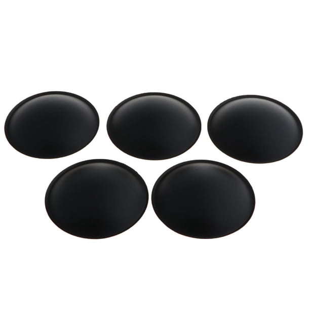 5 piezas sin absorción de agua Domo Papel Resistencia a la humedad Cubierta de de graves Negro 35 x 8 mm