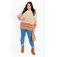 thumbnail image 2 of Avenue Women's Plus Size Reese Ribbed Knit Sweater, 2 of 2