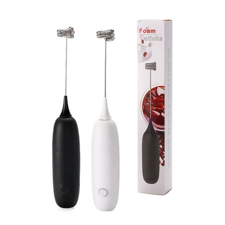 

Powerful Handheld Milk Frother Mini Milk Foamer Battery Operated (Not included) Stainless Steel Drink Mixer for Coffee Lattes Cappuccino Frappe Matcha Hot Chocolate.