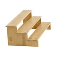 thumbnail image 3 of Bamboo Spicio Rack Explay Estante de perfume Organizador de cocina de almacenamiento de 3 niveles soporte de estante de madera para sala de estar de, 3 of 7