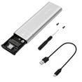 thumbnail image 1 of M.2 NVMe SATA USB C 3.2 Adapter Externes SSD Gehuse Case fr M / MB Key, 1 of 8