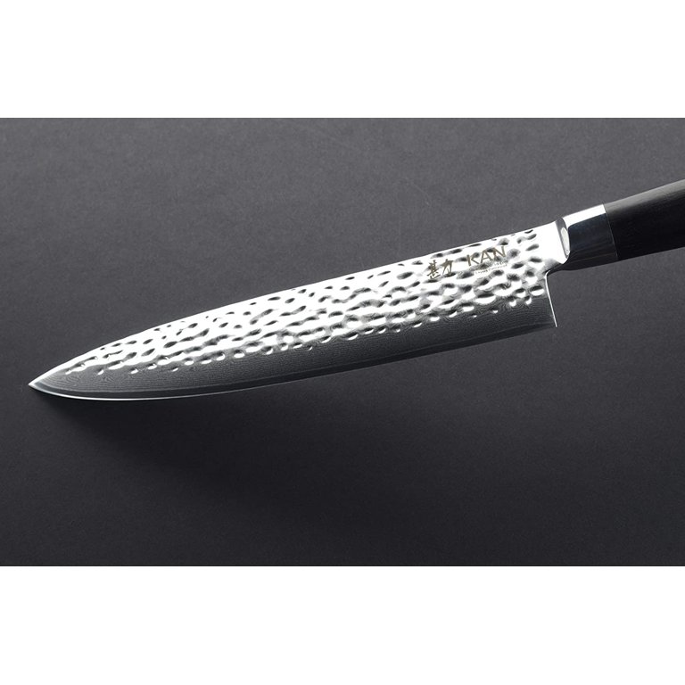 Kan Core Chef Knife 8-Inch VG-10 67 Layers Damascus Ambidextrous (Hammered VG-10 Blade, G10 Handle)