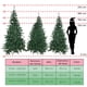 thumbnail image 5 of Árbol de Navidad Armable, 180 cm de Altura, Apariencia Frondosa, Máxima Estabilidad verde oscuro, 5 of 10