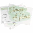 thumbnail image 4 of Printed Party Change the Date Cards, Event Postponement, Set of 25 (Watercolor), 4 of 5