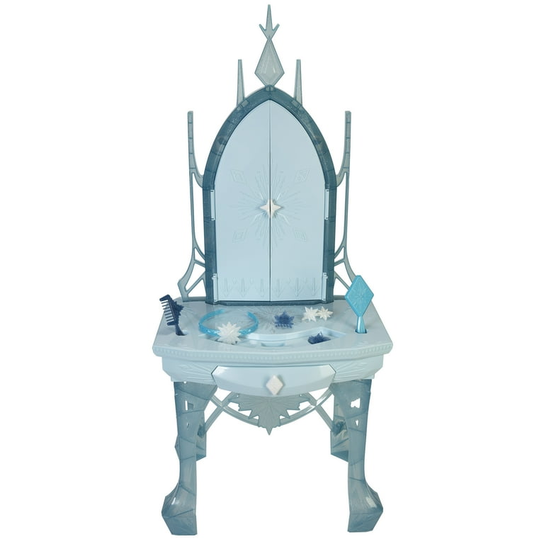 Disney Frozen 2 Elsa s Enchanted Ice Vanity Includes Lights Iconic Story Moments Plays Vuelie and Into the Unknown For Ages 3