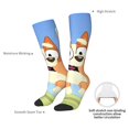 thumbnail image 4 of Silaia Bluey Print Socks For Women Men,Crew Socks,Sporty Calf Socks,Casual Socks, Design Socks for Hiking, Sport, 4 of 6
