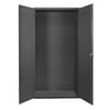 Durham 3602-BLP-95 14 Gauge Flush Door Style Lockable Cabinet, Gray - 36 x 18 x 72 in.