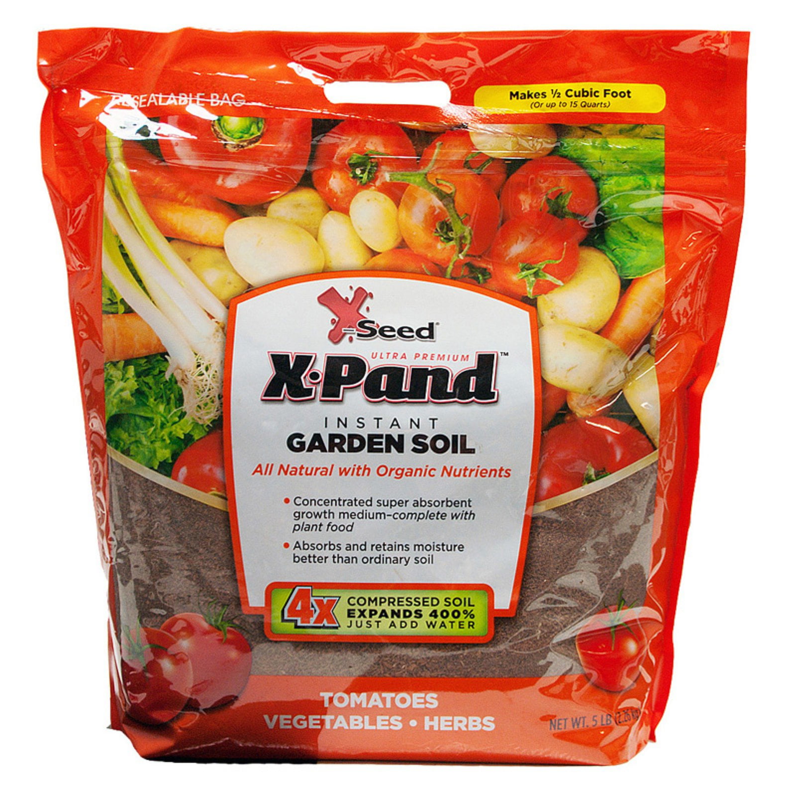 XSeed 5 lbs. XPand Instant Garden Soil