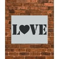 thumbnail image 2 of Love Sign Stencil, 2 of 2