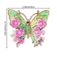 thumbnail image 3 of Jiibva Vintage Butterfly Brooch Pin Stylish Elegant Flower Butterfly Lapel Pins Badge Delicate Jewelry Gifts for Women Dress Accessory, 3 of 7